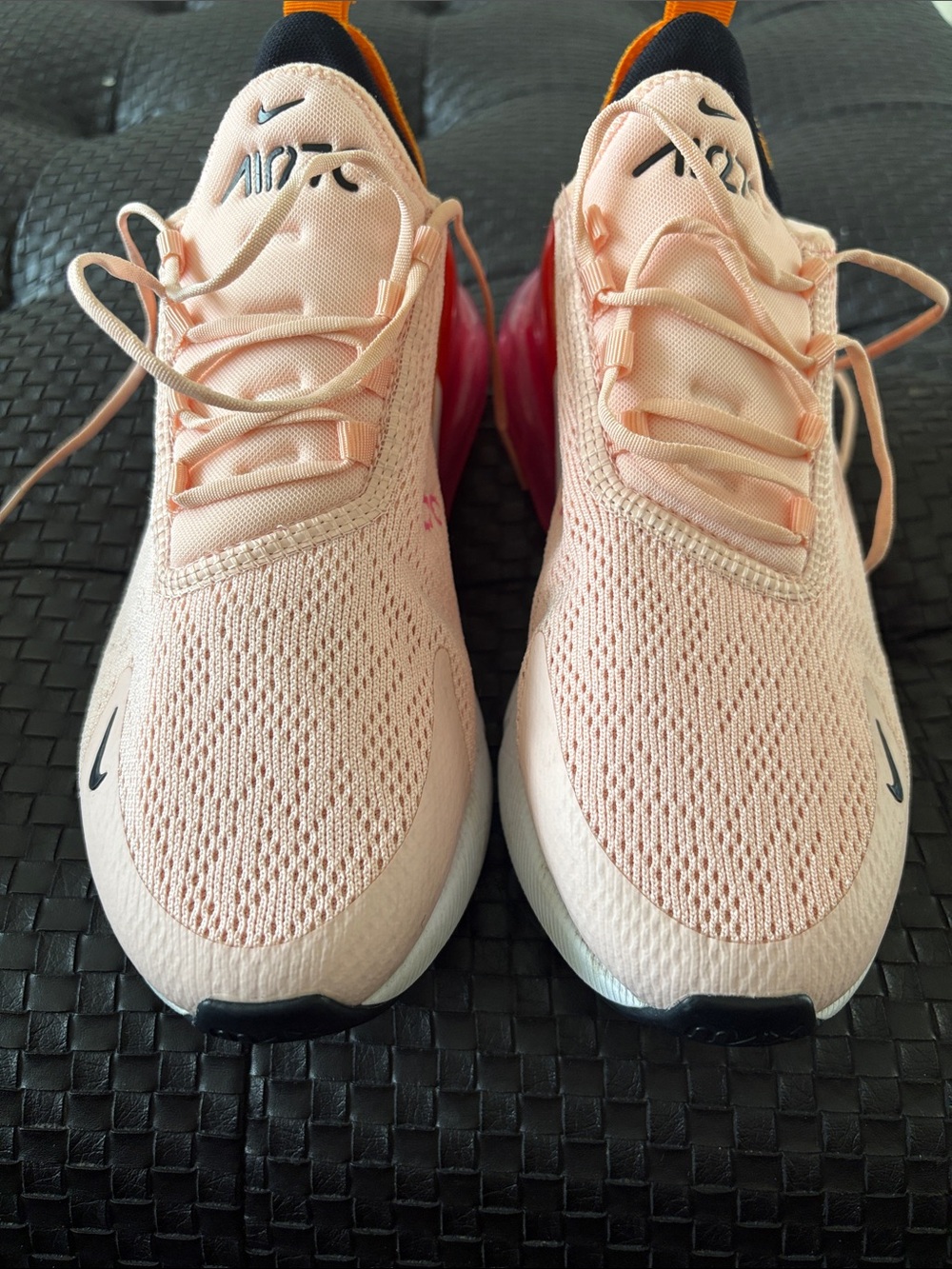 Nike Women’s Peach/Pink Air Max 270 Lightweight Sneakers